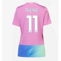 Koszulka piłkarska AC Milan Christian Pulisic #11 Strój Trzeci dla kobiety 2023-24 tanio Krótki Rękaw